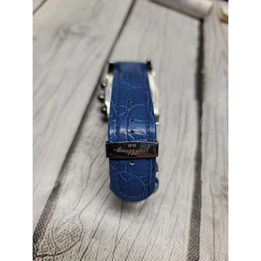 Men's Diamond Watch by Just Bling By RB JB-786-001 Rare Needs Battery